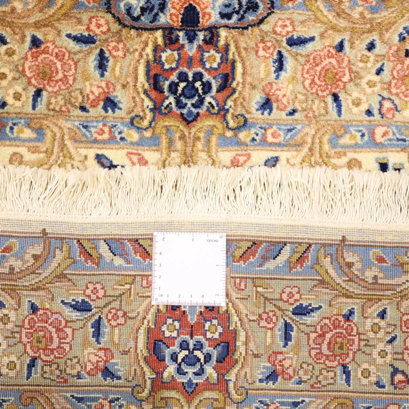 Kerman Teppich 97x144cm - Perserteppich - beige
