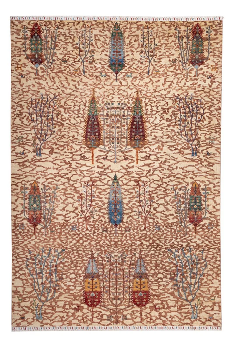 Ariana Teppich 203x297cm - Orientteppich - dunkelbeige