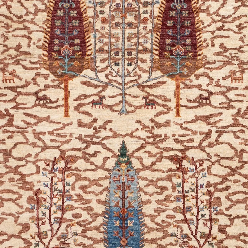 Ariana Teppich 203x297cm - Orientteppich - dunkelbeige