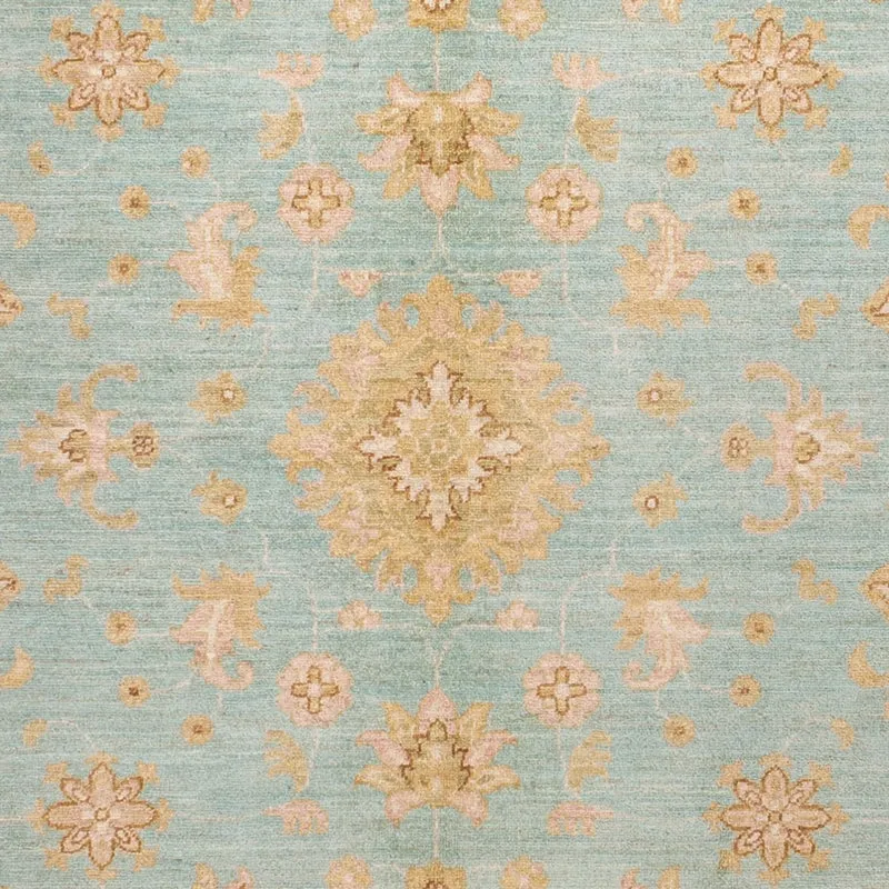 Ziegler Teppich - 211 x 287 cm - türkis