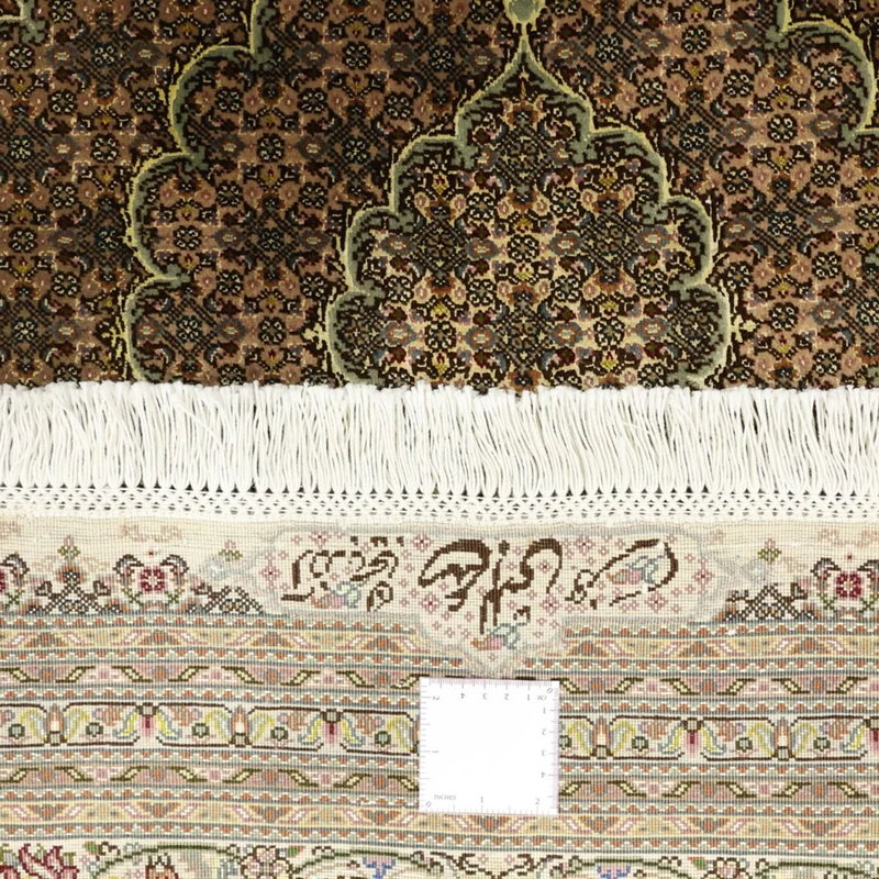 Täbriz - 50 Raj Teppich 248x348cm - Perserteppich - hellbeige