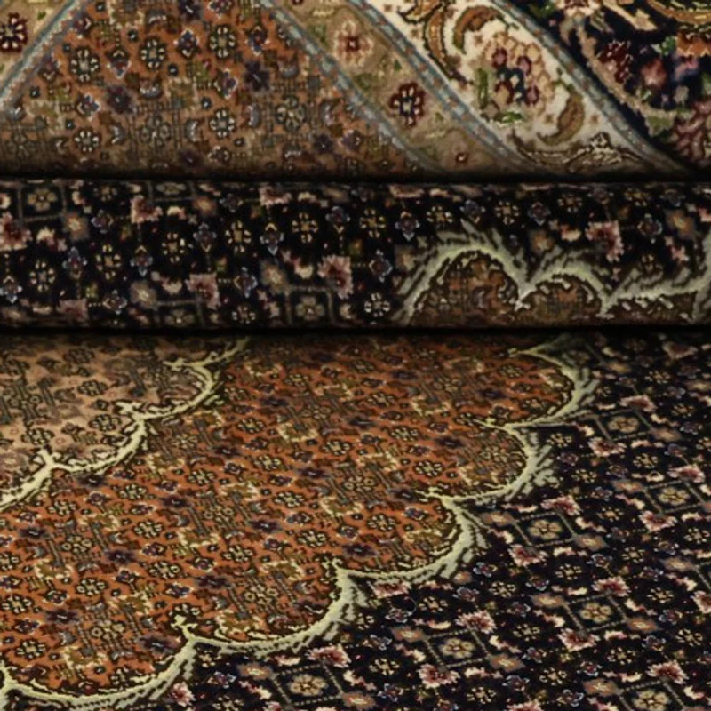 Täbriz Teppich 204x299cm - Perserteppich - dunkelbeige