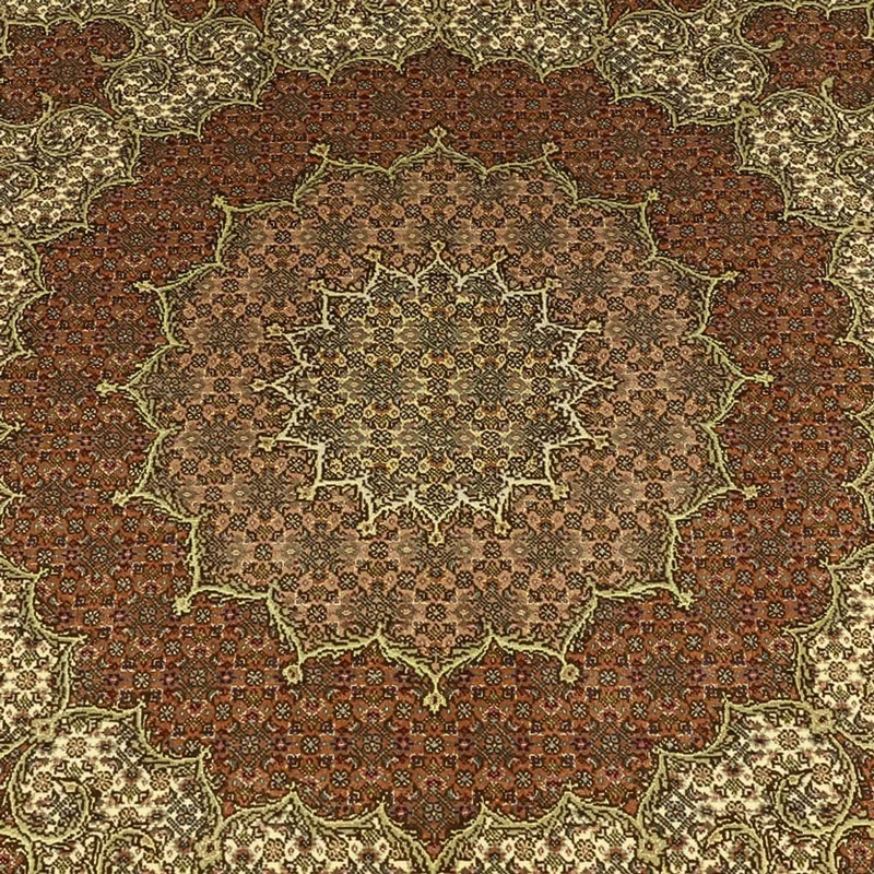 Täbriz - 50 Raj Teppich 200x305cm - Perserteppich - sand