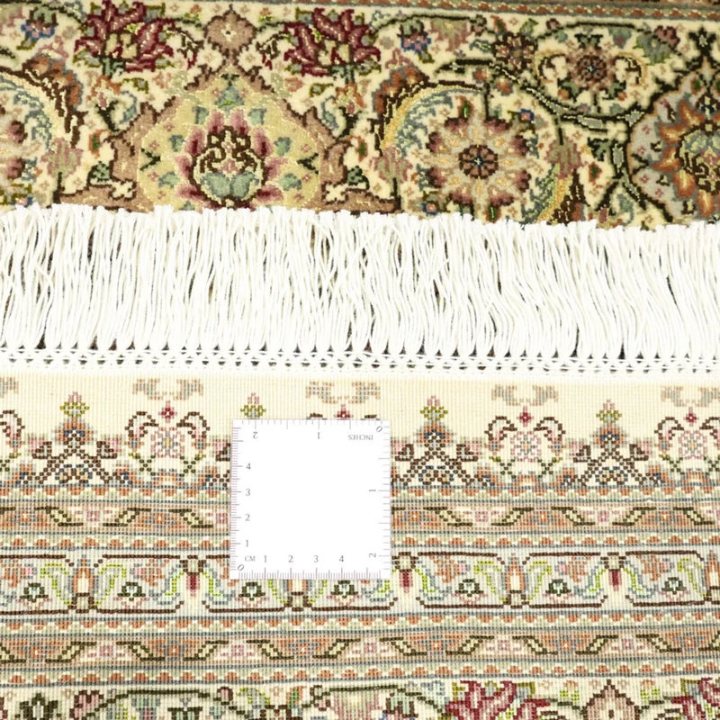 Täbriz - 50 Raj Teppich 200x305cm - Perserteppich - sand