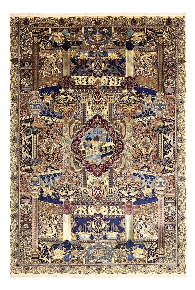 Kaschmar Teppich 248x358cm - Perserteppich - mehrfarbig