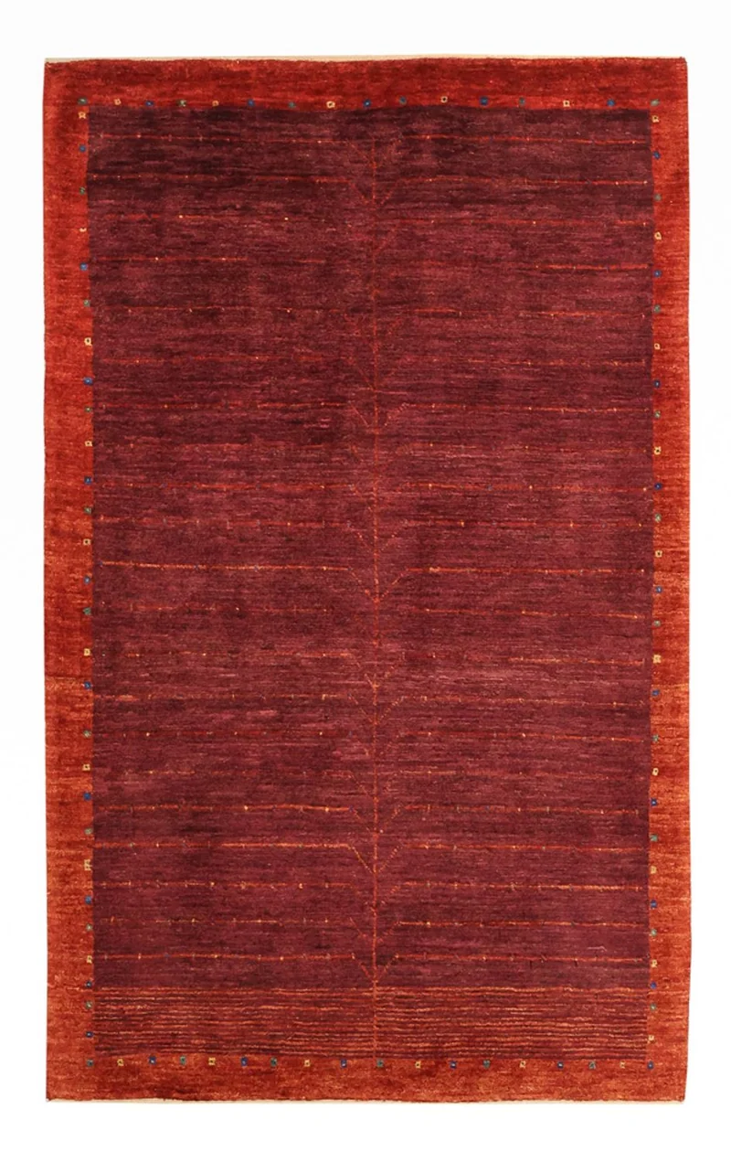 Kaschkuli Teppich 81x130cm - Perserteppich - dunkelrot