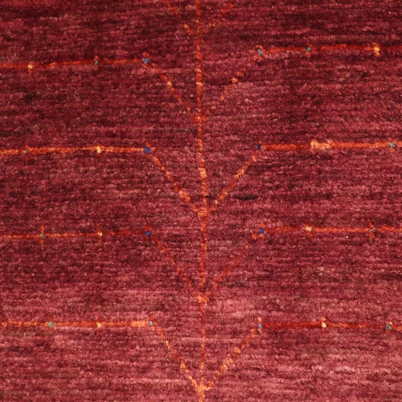 Kaschkuli Teppich 81x130cm - Perserteppich - dunkelrot