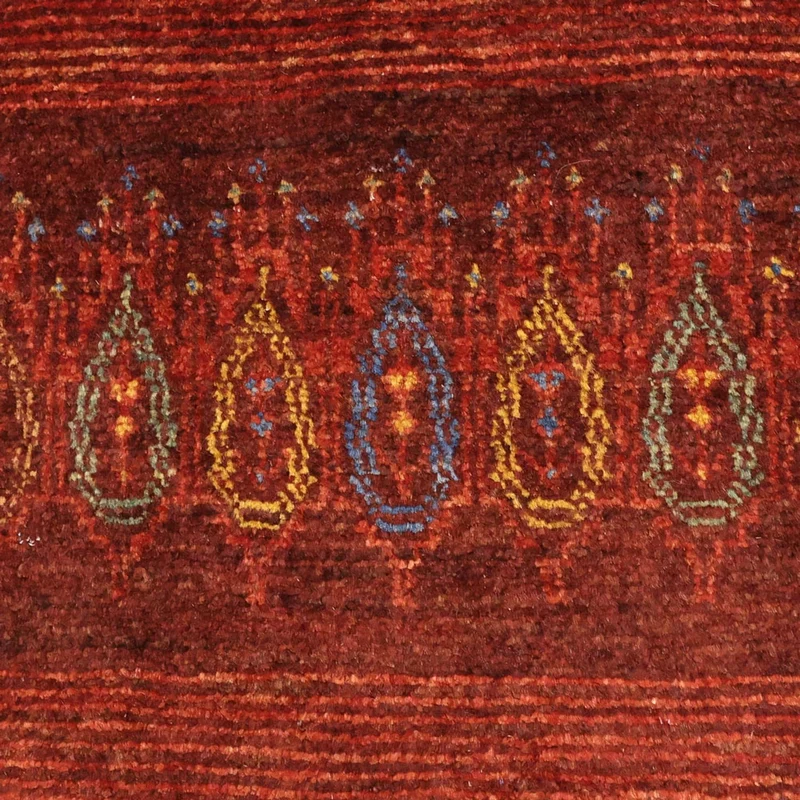 Kaschkuli Teppich 82x131cm - Perserteppich - dunkelrot