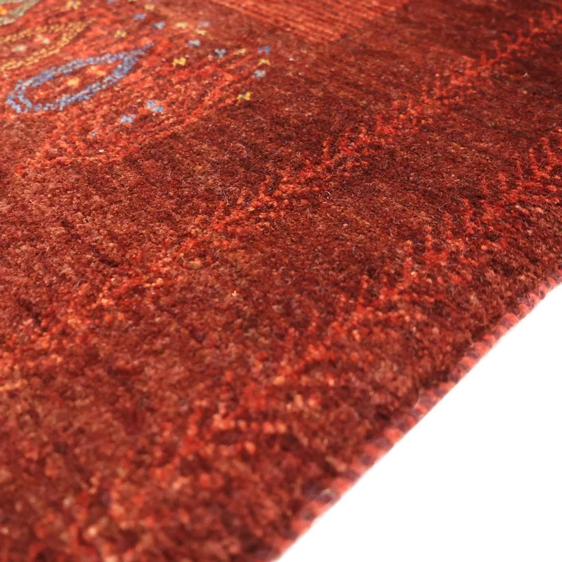 Kaschkuli Teppich 82x131cm - Perserteppich - dunkelrot