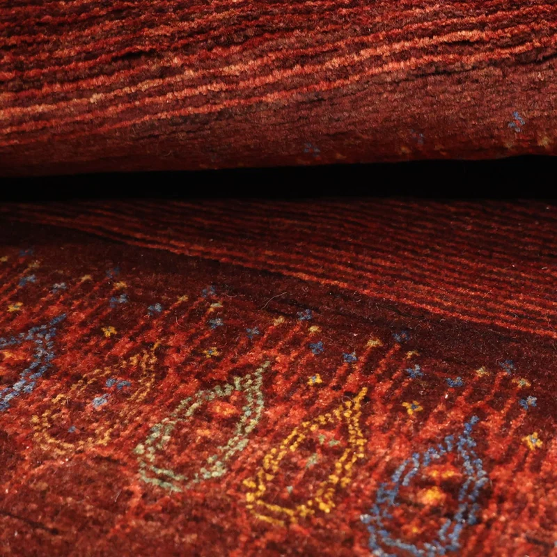 Kaschkuli Teppich 82x131cm - Perserteppich - dunkelrot
