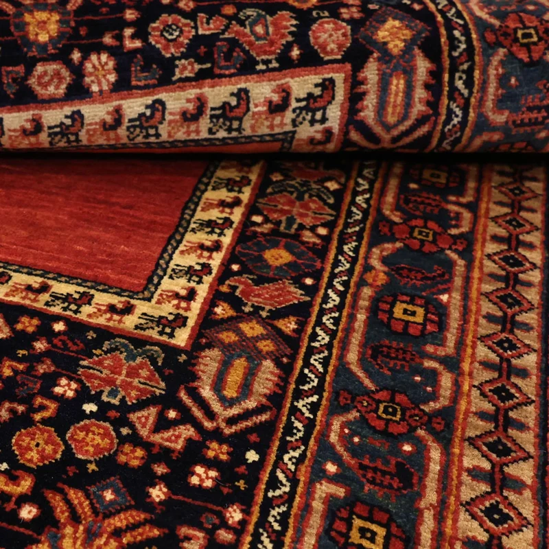 Ghashghai Teppich 105x143cm - Perserteppich - mehrfarbig