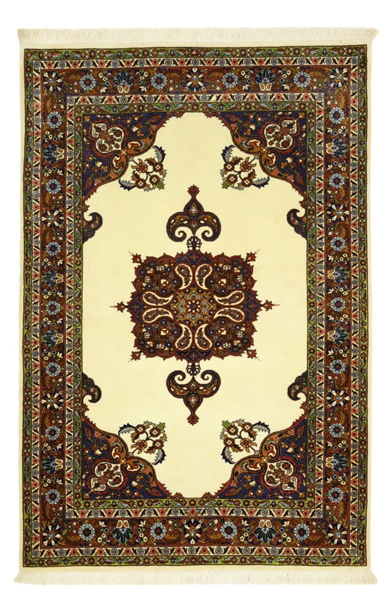Sarough Teppich 107x159cm - Perserteppich - mehrfarbig