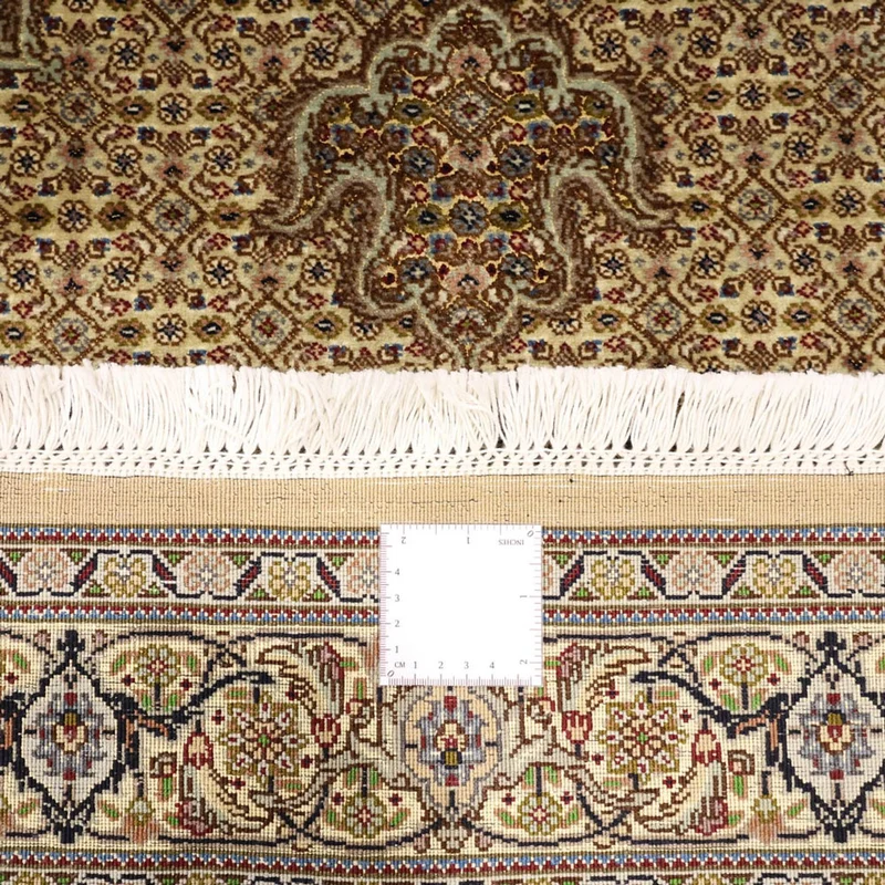 Täbriz Teppich 102x148cm - Perserteppich - sand