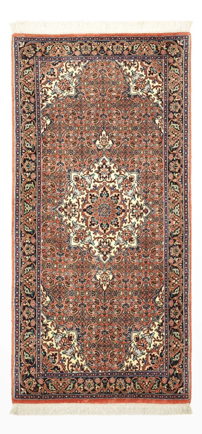 Bidjar Teppich 69x141cm - Perserteppich - dunkelrot