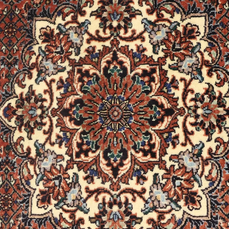 Bidjar Teppich 69x141cm - Perserteppich - dunkelrot