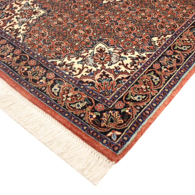 Bidjar Teppich 69x141cm - Perserteppich - dunkelrot
