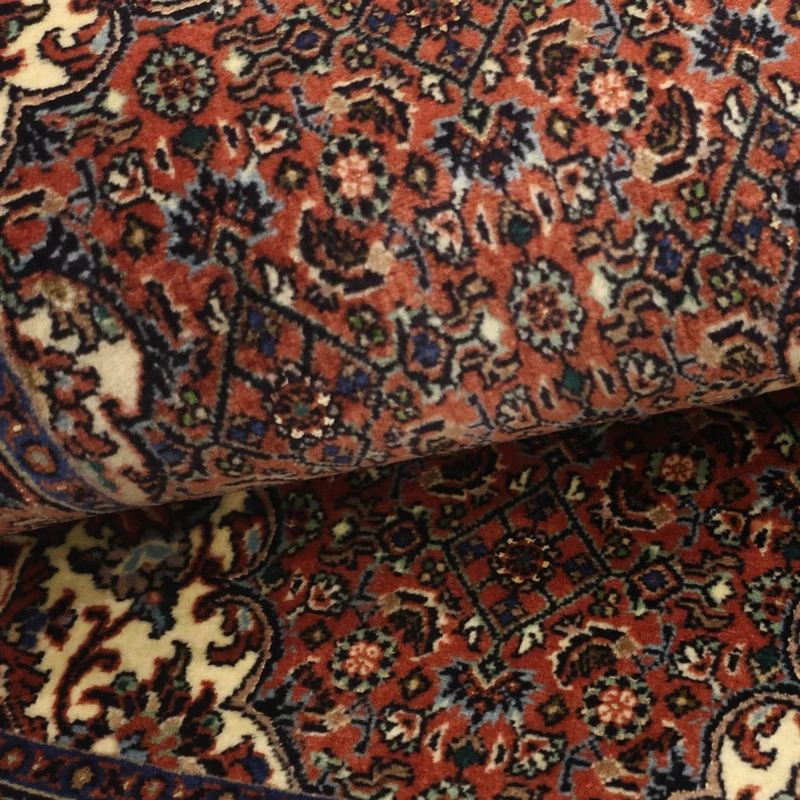 Bidjar Teppich 69x141cm - Perserteppich - dunkelrot
