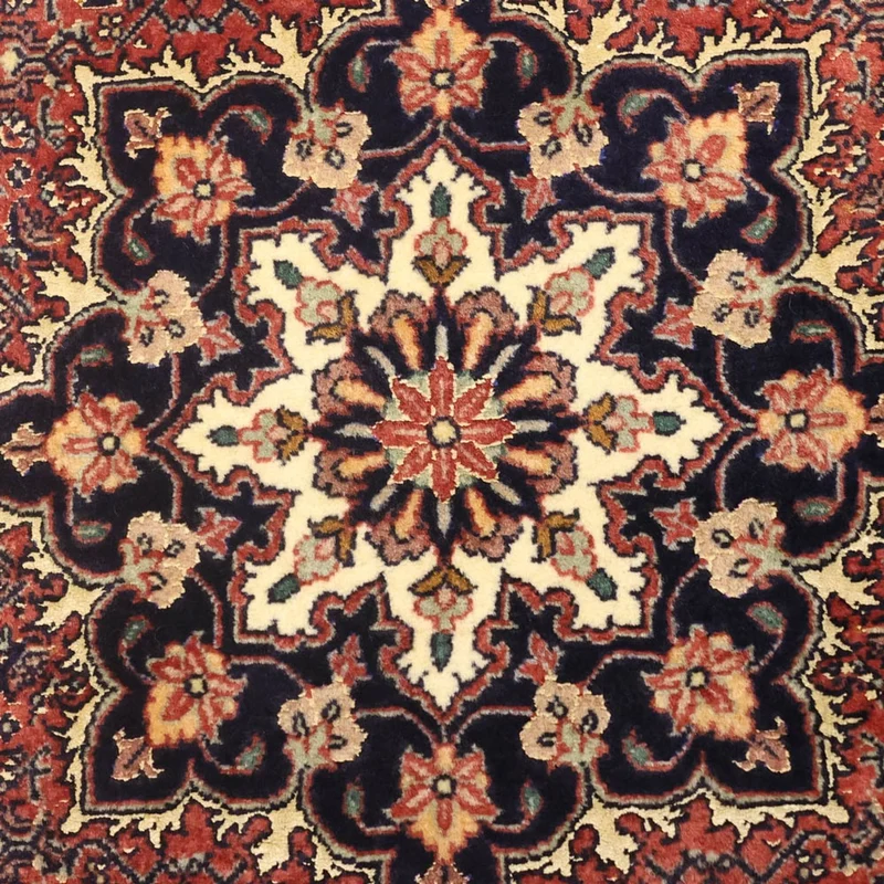 Bidjar Teppich 72x140cm - Perserteppich - dunkelrot