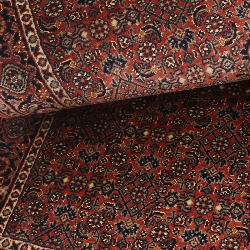 Bidjar Teppich 72x140cm - Perserteppich - dunkelrot