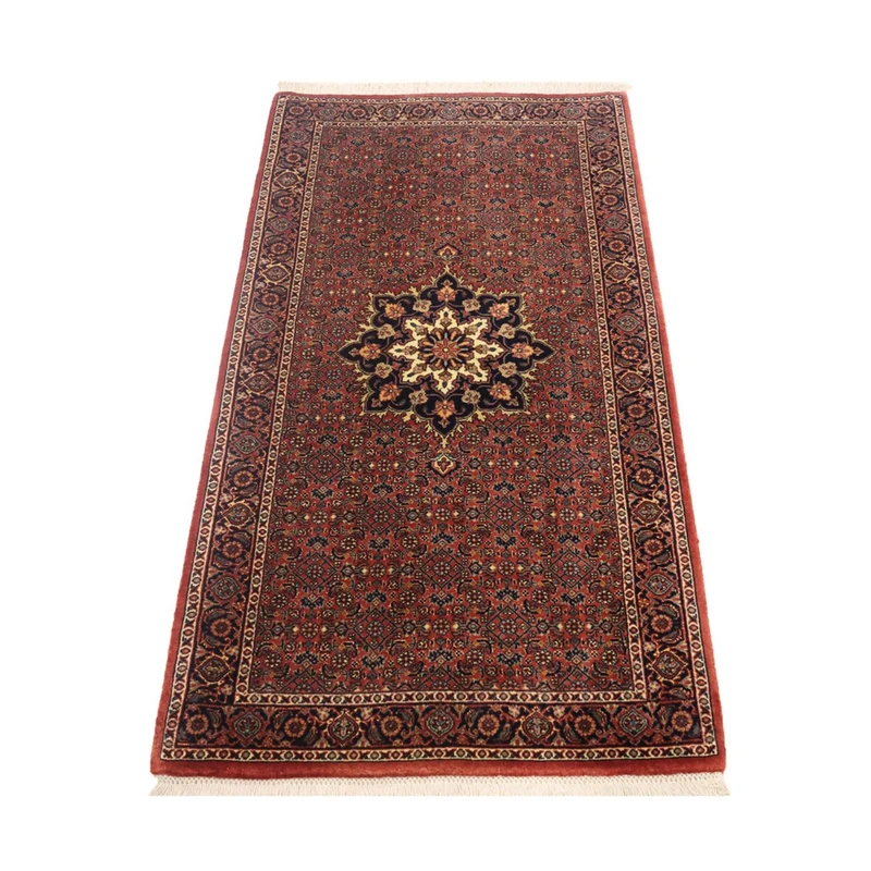 Bidjar Teppich 72x140cm - Perserteppich - dunkelrot