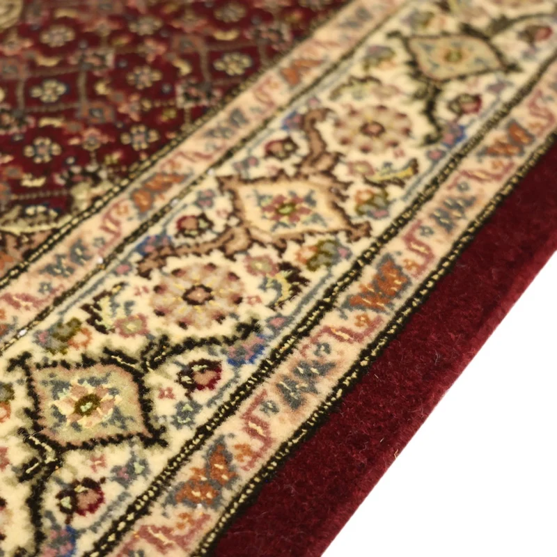 Täbriz - 50 Raj Teppich 57x111cm - Perserteppich - dunkelbeige