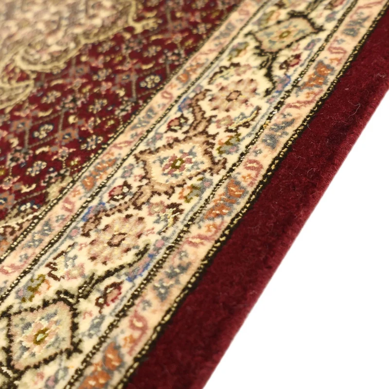 Täbriz - 50 Raj Teppich 59x112cm - Perserteppich - dunkelbeige