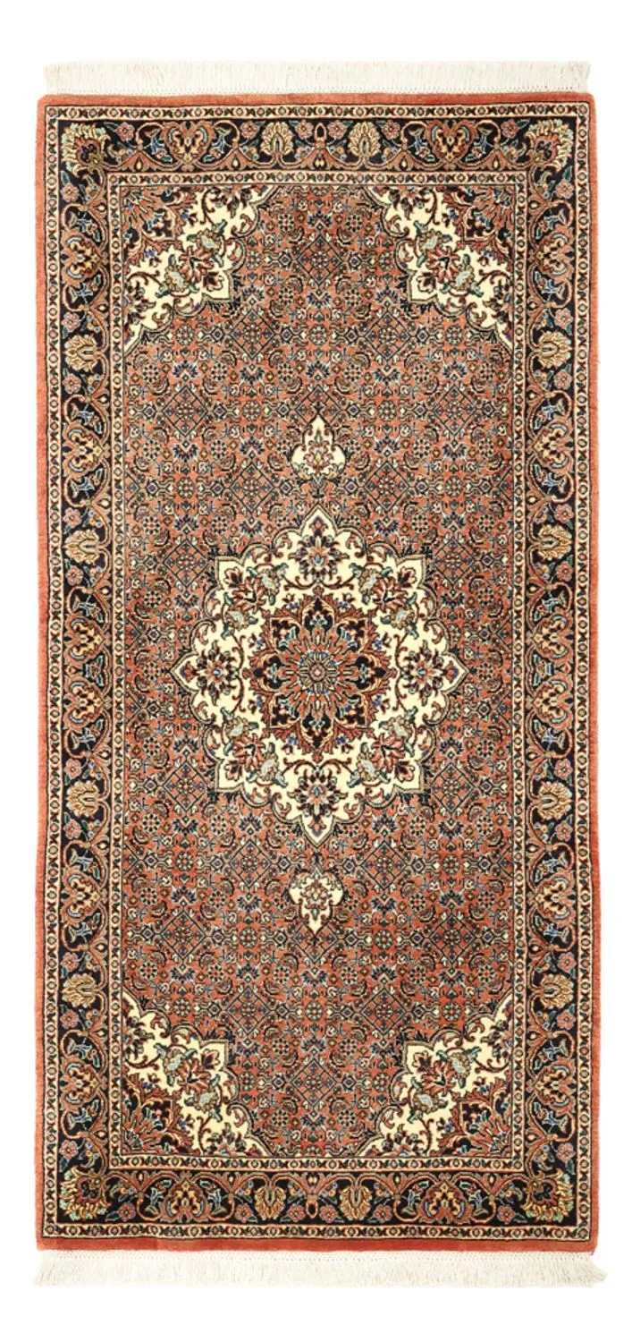 Bidjar Teppich 73x145cm - Perserteppich - dunkelrot