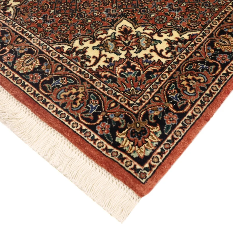 Bidjar Teppich 73x145cm - Perserteppich - dunkelrot