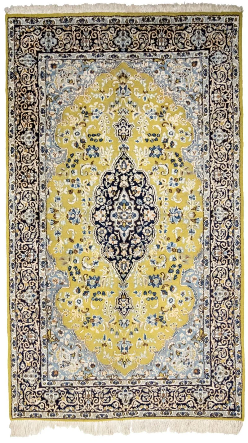 Nain - 9La Teppich 151x259cm - Perserteppich - hellgrün