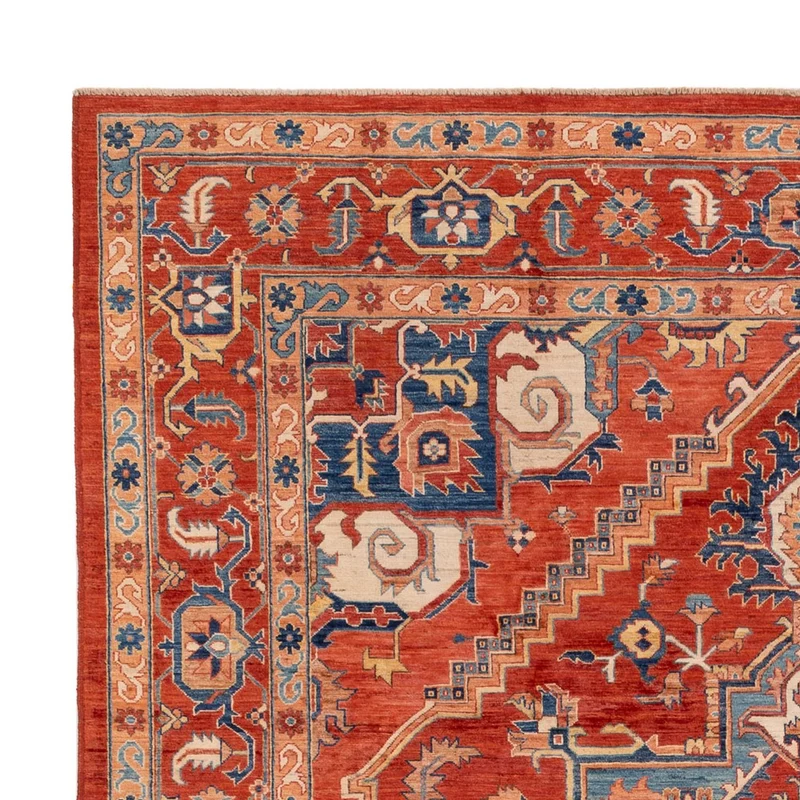 Usak Teppich 247x310cm - Orientteppich - rot