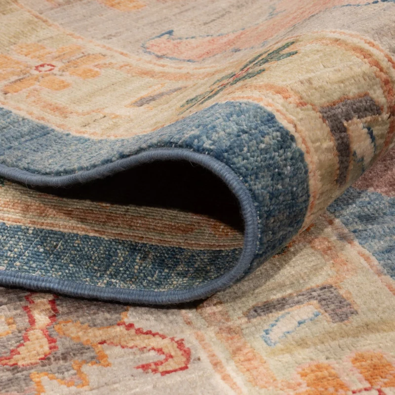 Usak Teppich 252x334cm - Orientteppich - blau