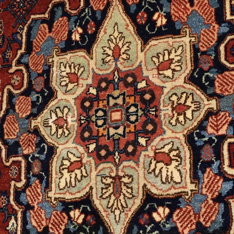 Bidjar Teppich 168x276cm - Perserteppich - dunkelrot