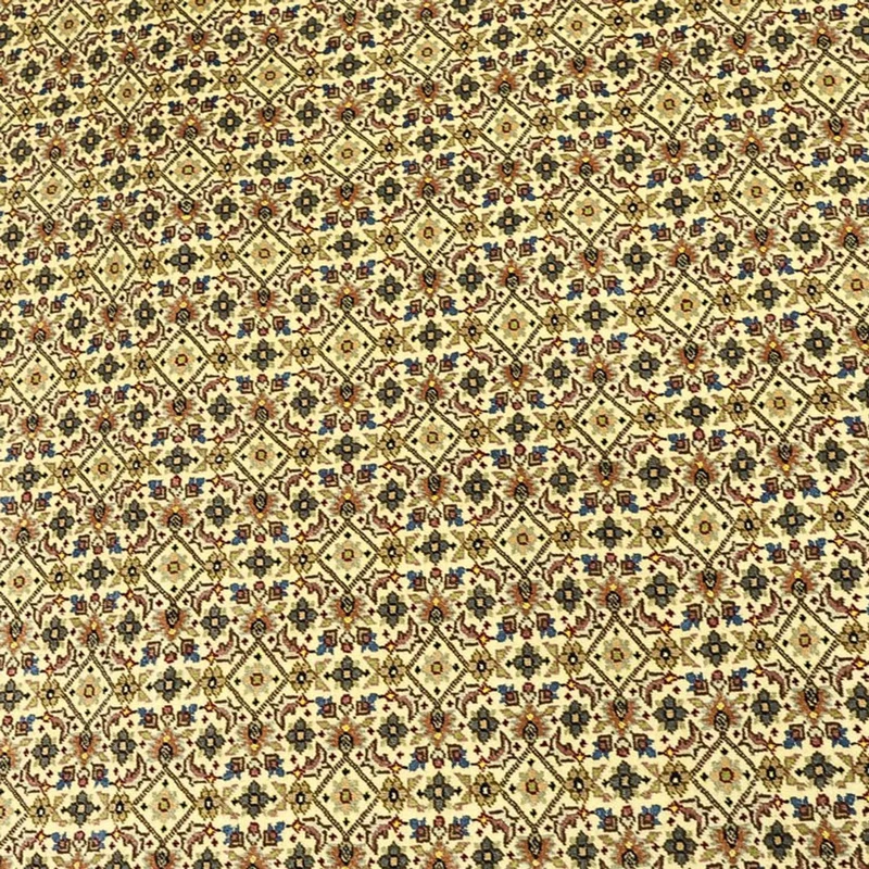 Täbriz - 50 Raj Teppich 200x289cm - Perserteppich - dunkelbeige