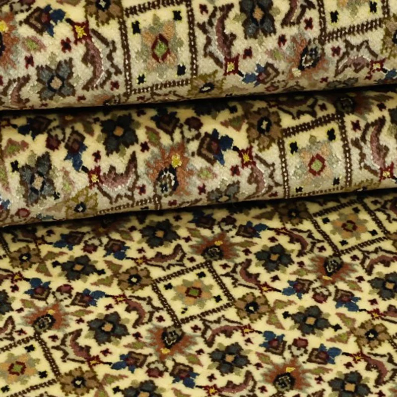 Täbriz - 50 Raj Teppich 200x289cm - Perserteppich - dunkelbeige