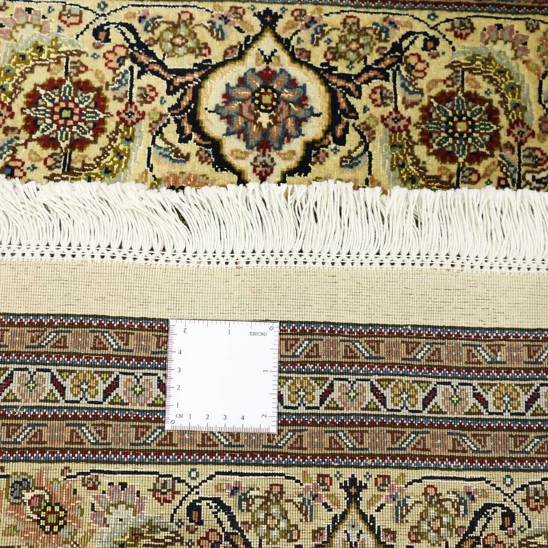 Täbriz - 50 Raj Teppich 200x289cm - Perserteppich - dunkelbeige