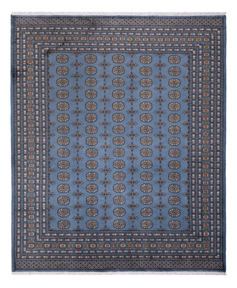 Buchara Teppich 250x307cm - Orientteppich - blau