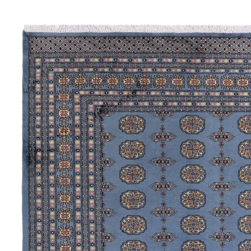 Buchara Teppich 250x307cm - Orientteppich - blau