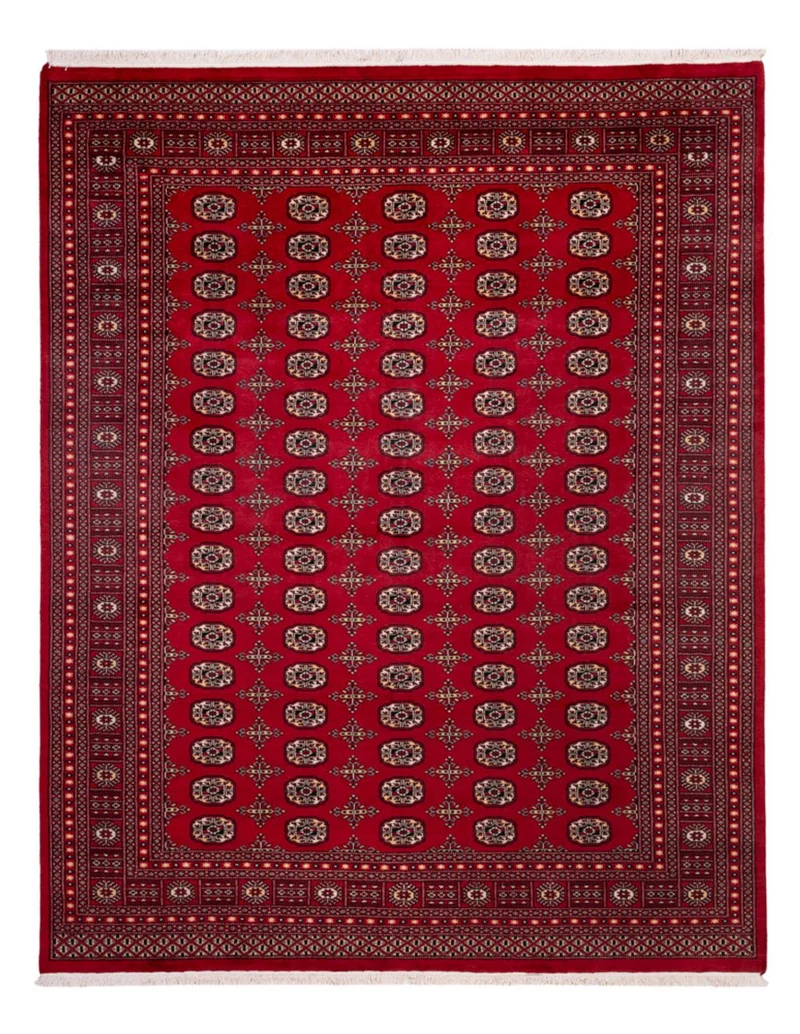 Buchara Teppich 243x308cm - Orientteppich - rot