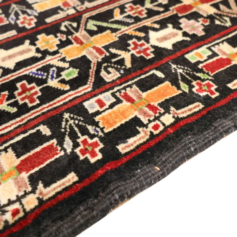 Belutsch Teppich 104x153cm - Orientteppich - dunkelbeige