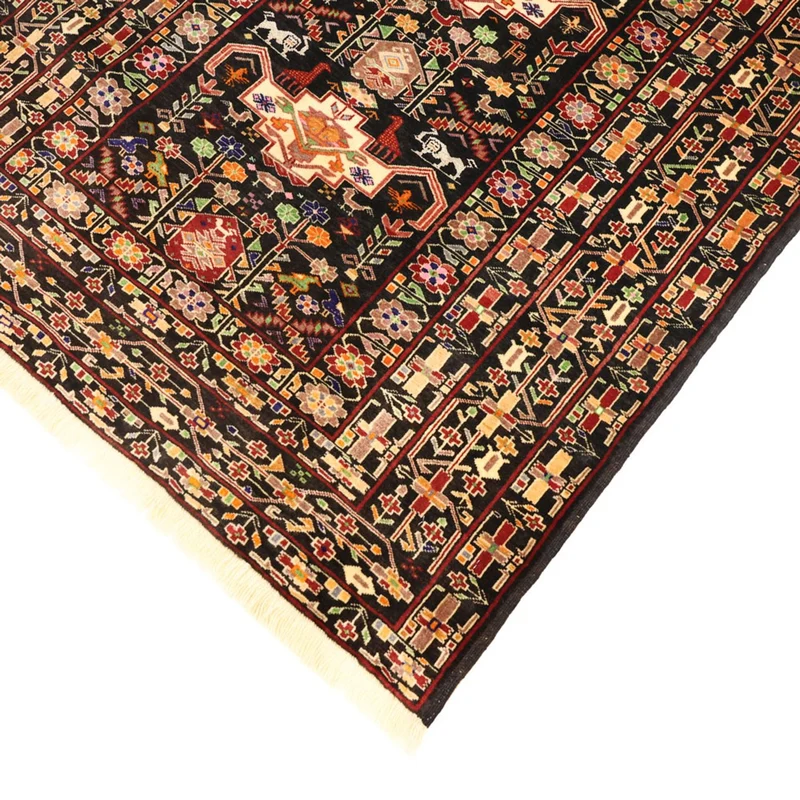 Belutsch Teppich 104x153cm - Orientteppich - dunkelbeige