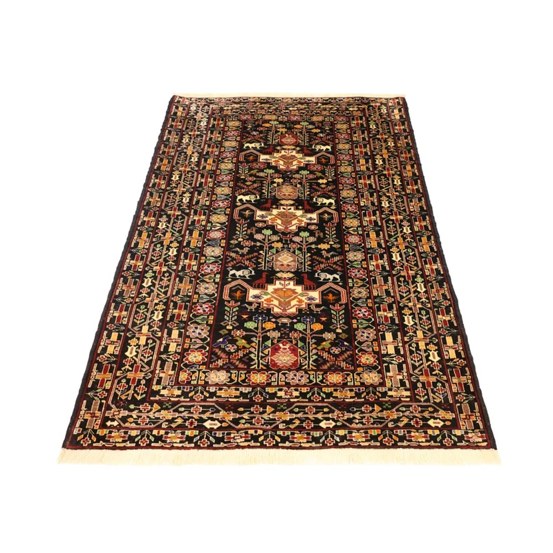 Belutsch Teppich 104x153cm - Orientteppich - dunkelbeige