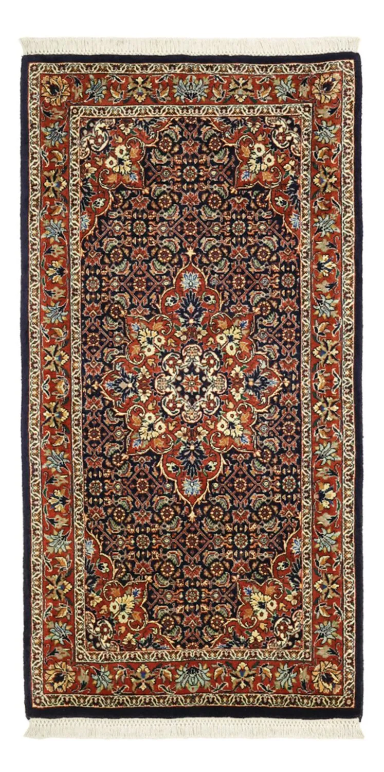 Bidjar Teppich 70x139cm - Perserteppich - dunkelrot