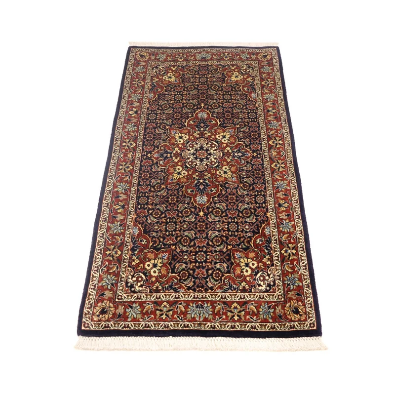 Bidjar Teppich 70x139cm - Perserteppich - dunkelrot