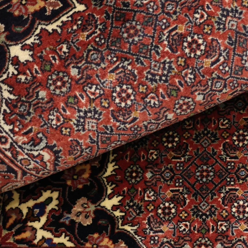 Bidjar Teppich 73x135cm - Perserteppich - dunkelrot