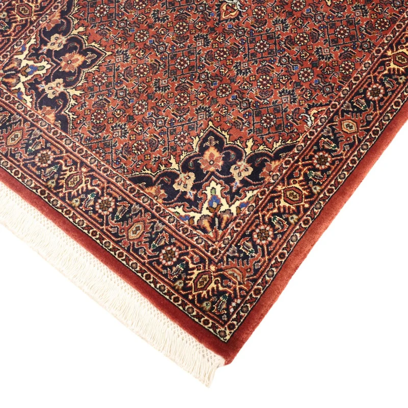 Bidjar Teppich 68x139cm - Perserteppich - dunkelrot