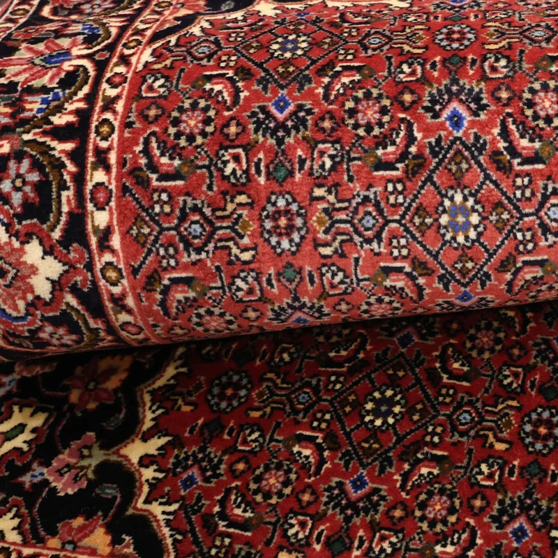 Bidjar Teppich 73x144cm - Perserteppich - dunkelrot
