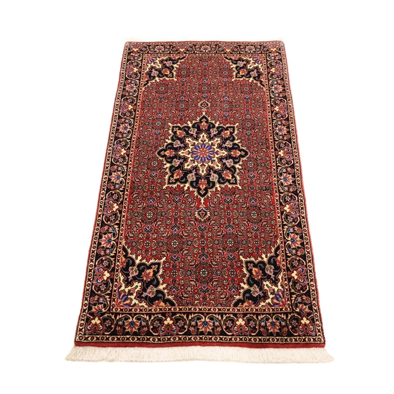 Bidjar Teppich 73x144cm - Perserteppich - dunkelrot