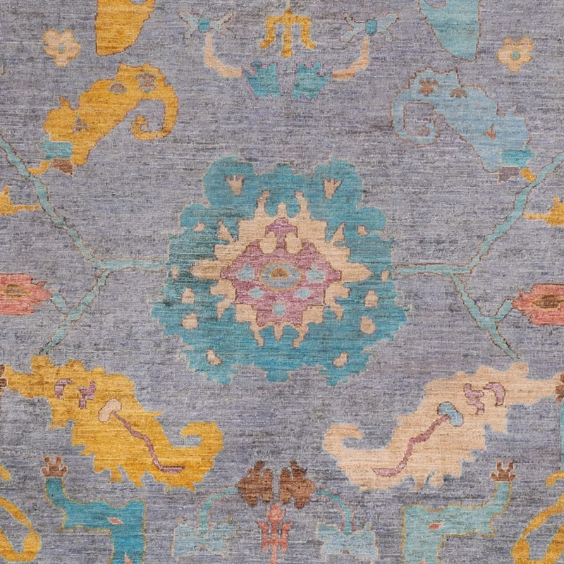 Usak Teppich 247x343cm - Orientteppich - mehrfarbig