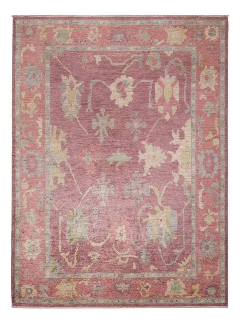 Usak Teppich 249x339cm - Orientteppich - lila