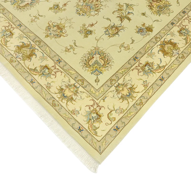 Täbriz Teppich 145x203cm - Perserteppich - beige
